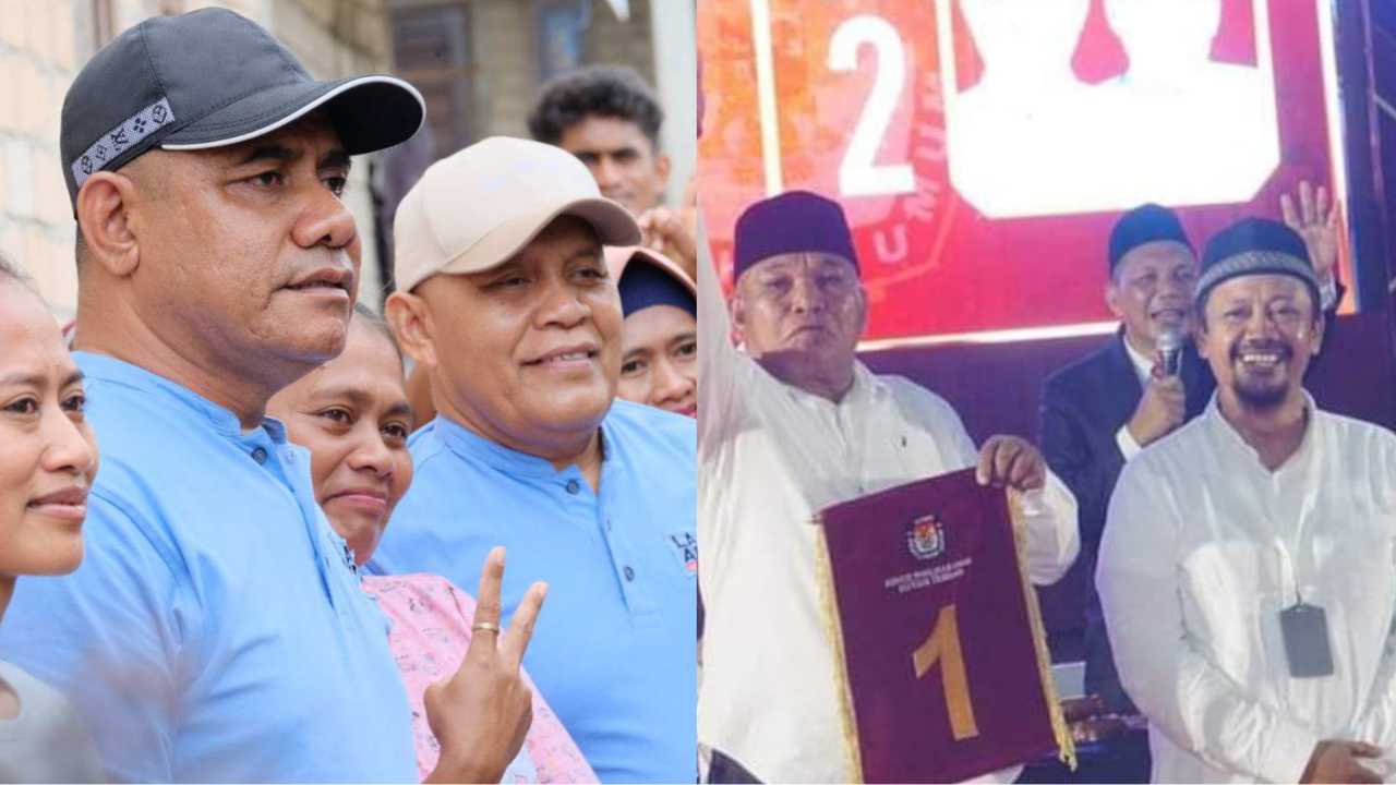 Perbandingan harta kekayaan calon Bupati Buton Tengah. Foto: Facebook @La Andi S Sos/AZhari