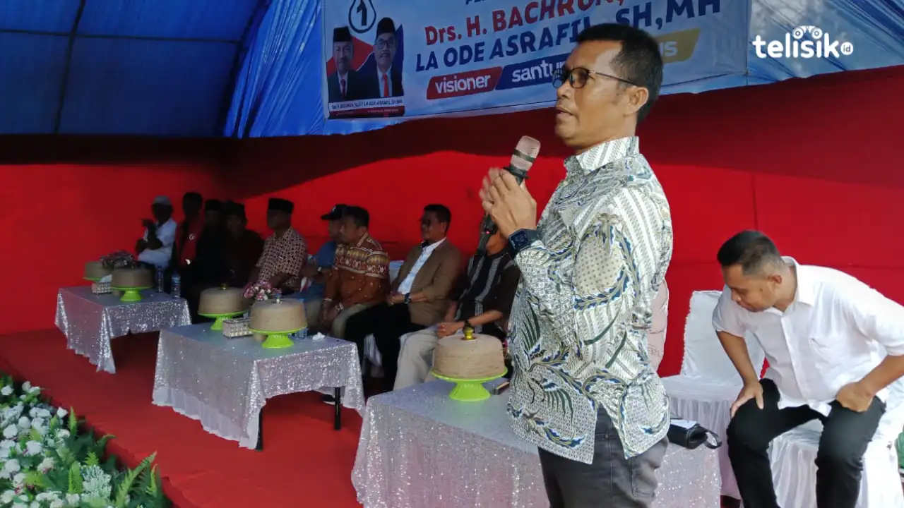 Ketua Harian Tim Pemenangan Paslon Bahtera, Albert. Foto: Sunaryo/Telisik