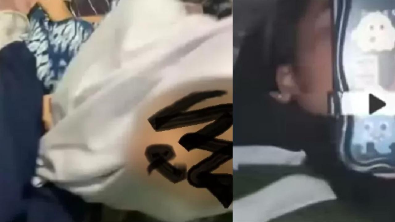 Beredar dua video adegan tak senonoh yang dilakukan dua siswa di bawah umur. Foto: X (Twiter) @hariini2024