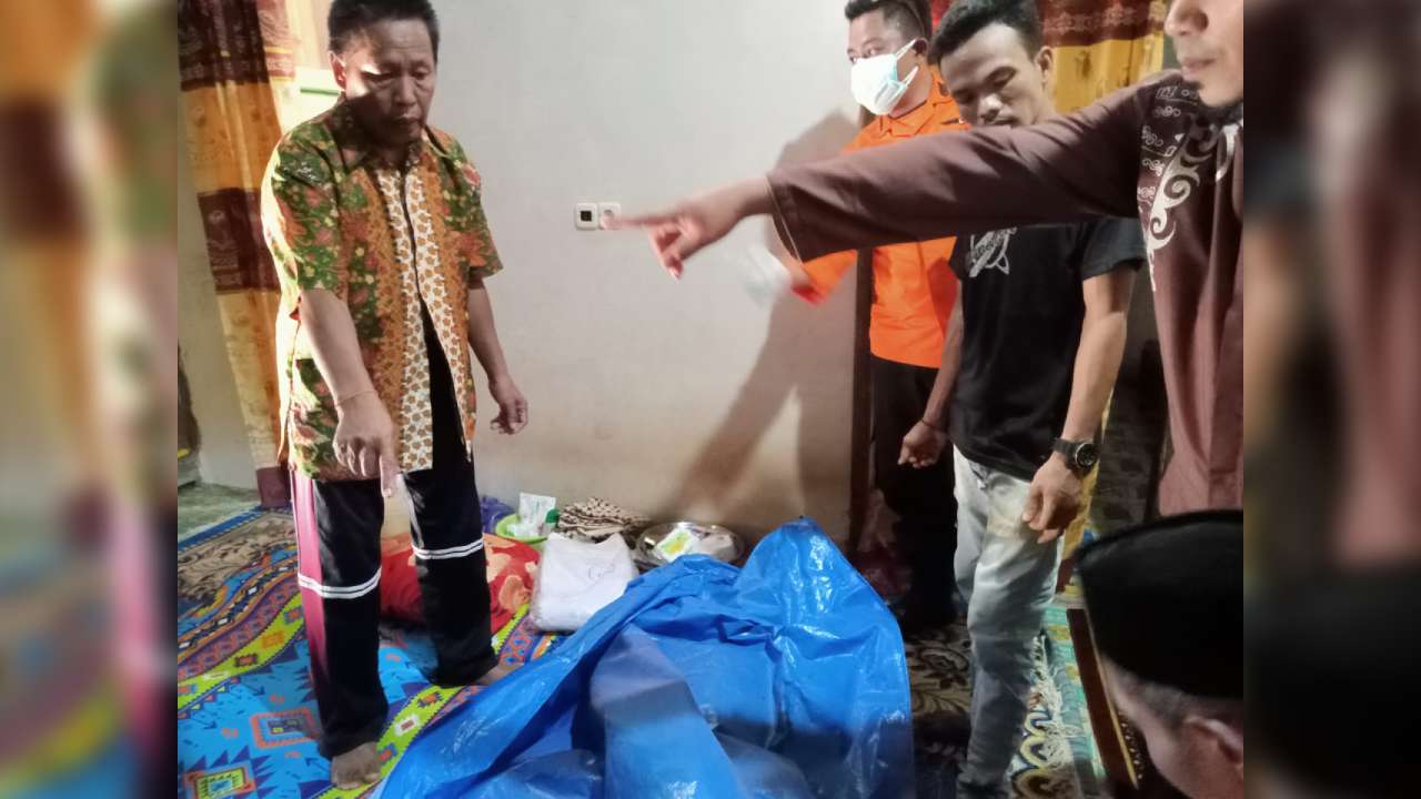Kondisi jenazah korban saat pertama kali ditemukan. Foto: Ist