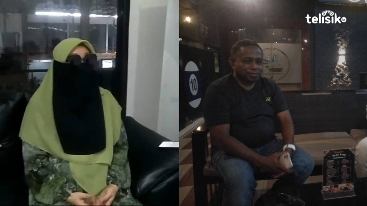 Korban AP saat memberikan keterangan (kiri), dan pengacaranya, La Ngkarisu (kanan). Foto: Ahmad Jaelani/Telisik