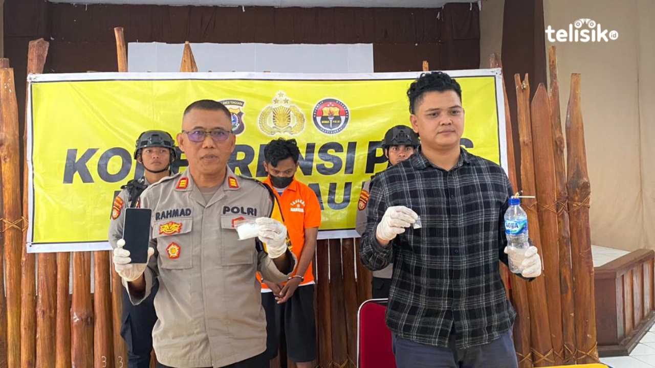 Polres Baubau berhasil mengamankan 27,64 gram narkoba jenis sabu. Foto: Elfinasari/ Telisik