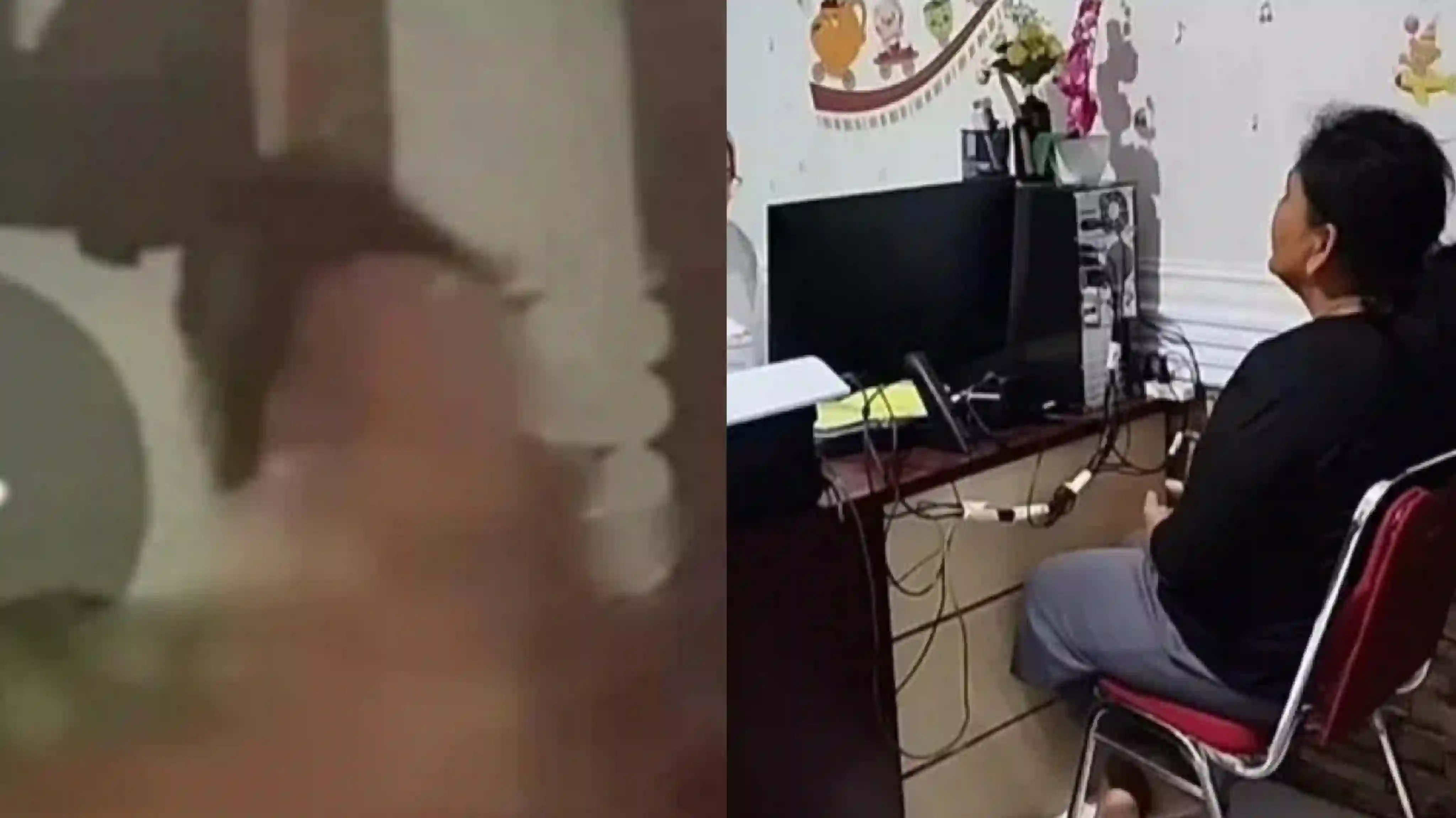 Video seorang ibu yang diduga menyetubuhi anak kandungnya. Foto: Repro tvonews.com