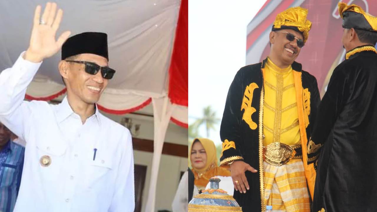 Calon Bupati Wakatobi nomor urut 1 Hamirudin (kanan), nomor urut 2 Haliana (kiri). Foto: Facebook @hamirudin center/H.Haliana,SE