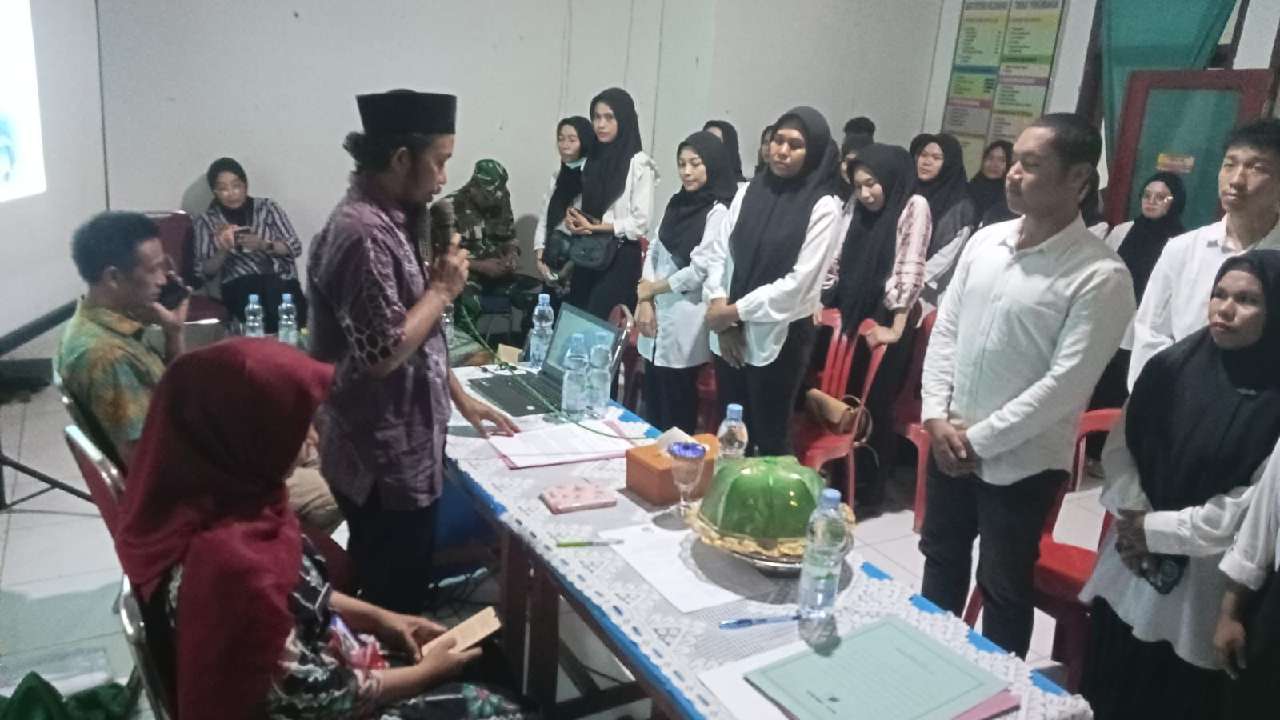 Pelantikan anggota KPPS di Kelurahan Bukit Wolio Indah. Foto: Ist