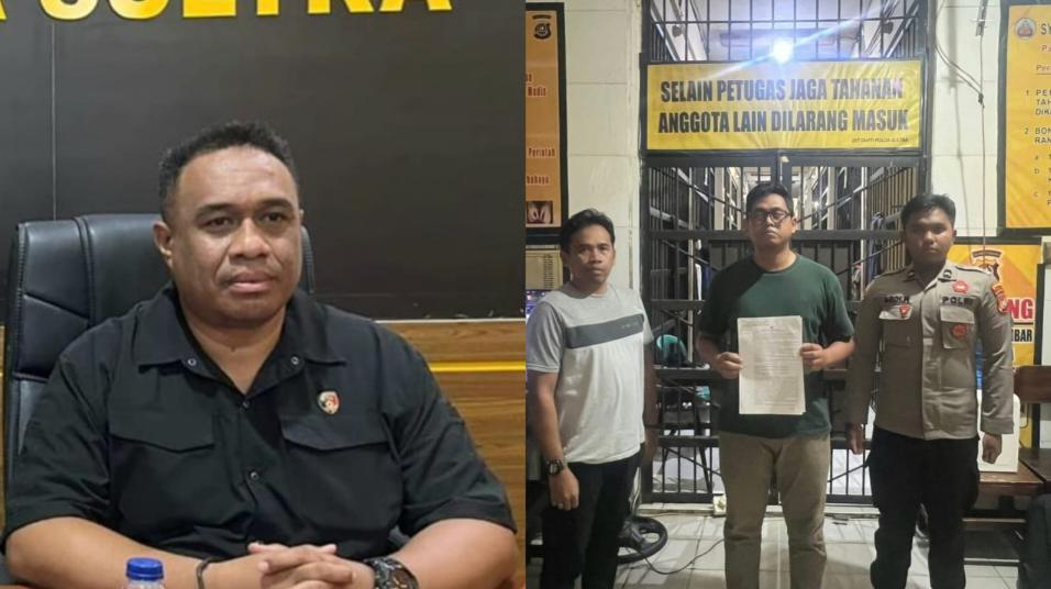 DPO kasus Fidusia berhasil ditangkap Polda Sultra Usai membawa lari mobil toyota Fortuner. Foto: Ist
