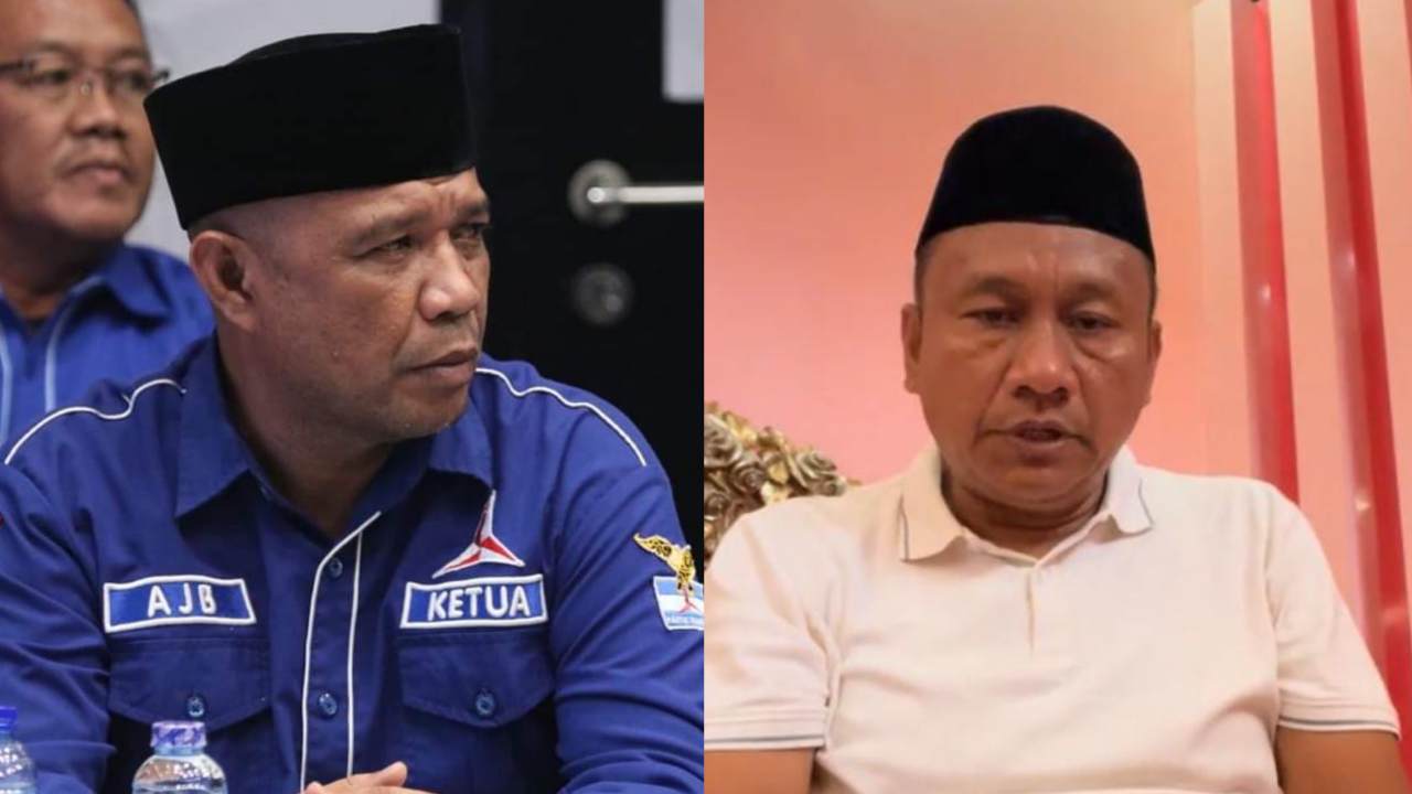 Cabup dan Cawabup Muna, La Ode Husuna Ringa Jhon (kanan) dan AJB. Foto : Ist.