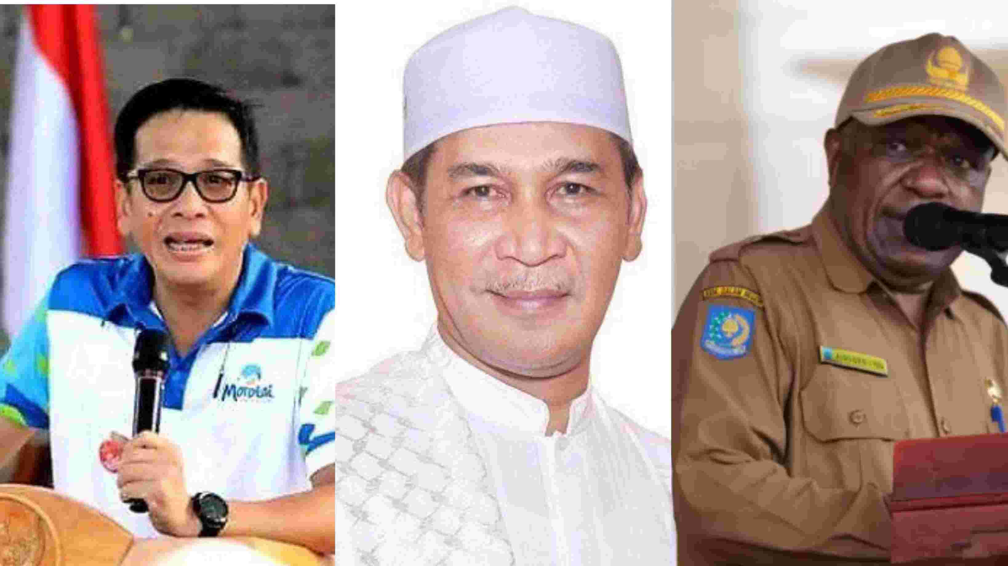 Mendiang Benny Laos (kiri), Tup Sop (tengah) dan Ausulius You (kanan). Foto: Repro tribunnews.com