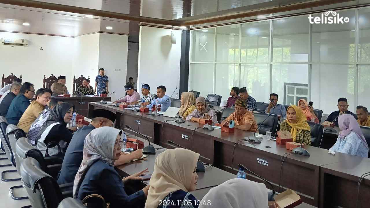 DPRD Sulawesi Tenggara usul diskresi untuk atasi hilangnya data ratusan honorer nakes Kabupaten Muna dalam RDP, Selasa (5/11/2024). Foto: Sigit Purnomo/Telisik