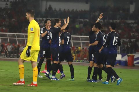 Timnas Indonesia dibantai Jepang 4-0 dalam lanjutan Kualifikasi Piala Dunia 2026 Zona Asia. Foto: Repro Sindonews