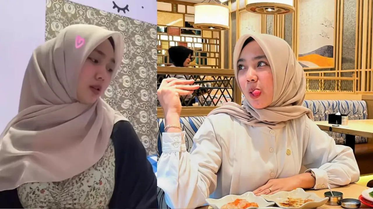 Yayaarasyid viral karena disebut mirip wanita video makan es krim. Foto: Instagram @yayaarasyid