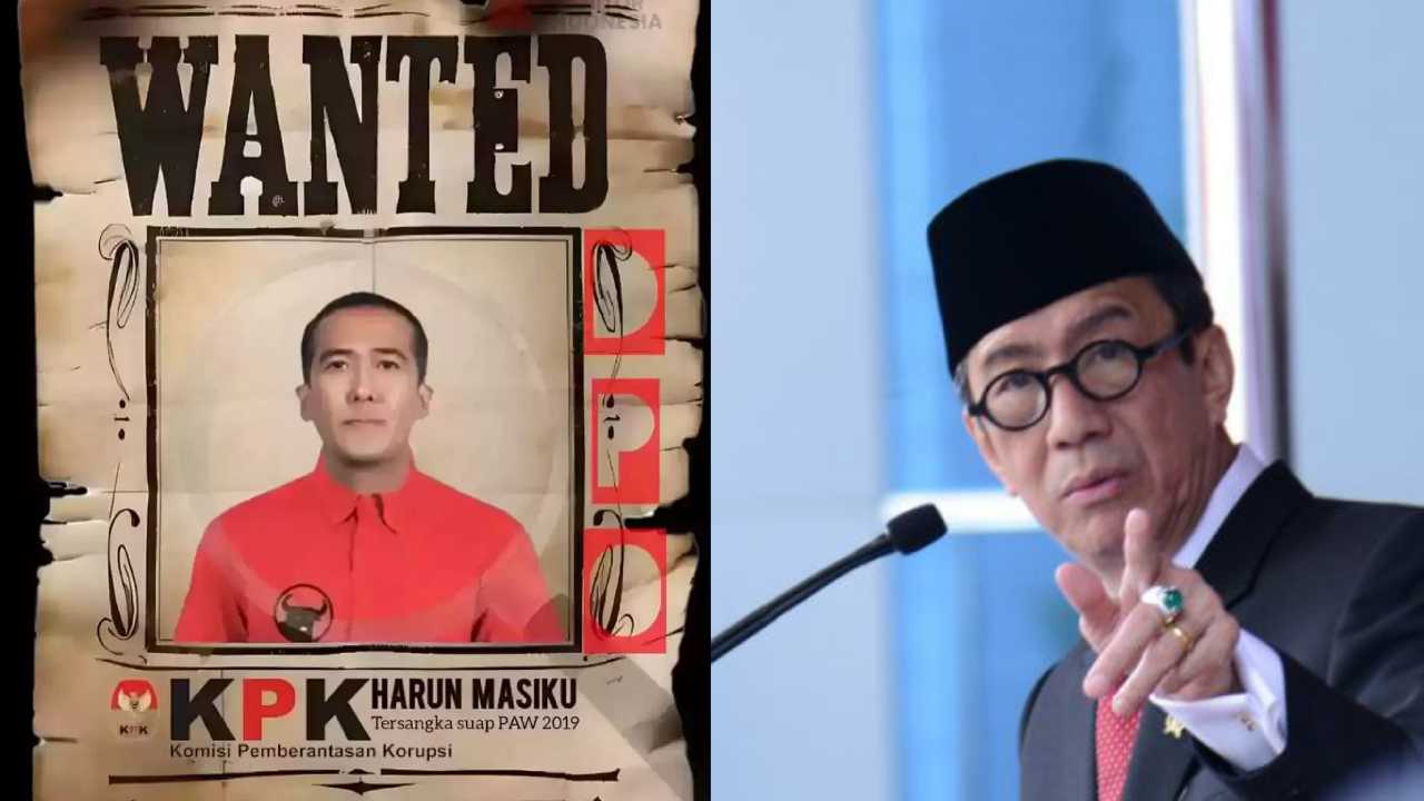 Harun Masiku buron, Yasonna Laoly dipanggil KPK untuk diperiksa sebagai saksi. Foto: Repro aslinews/Yasonnahlaolym.com