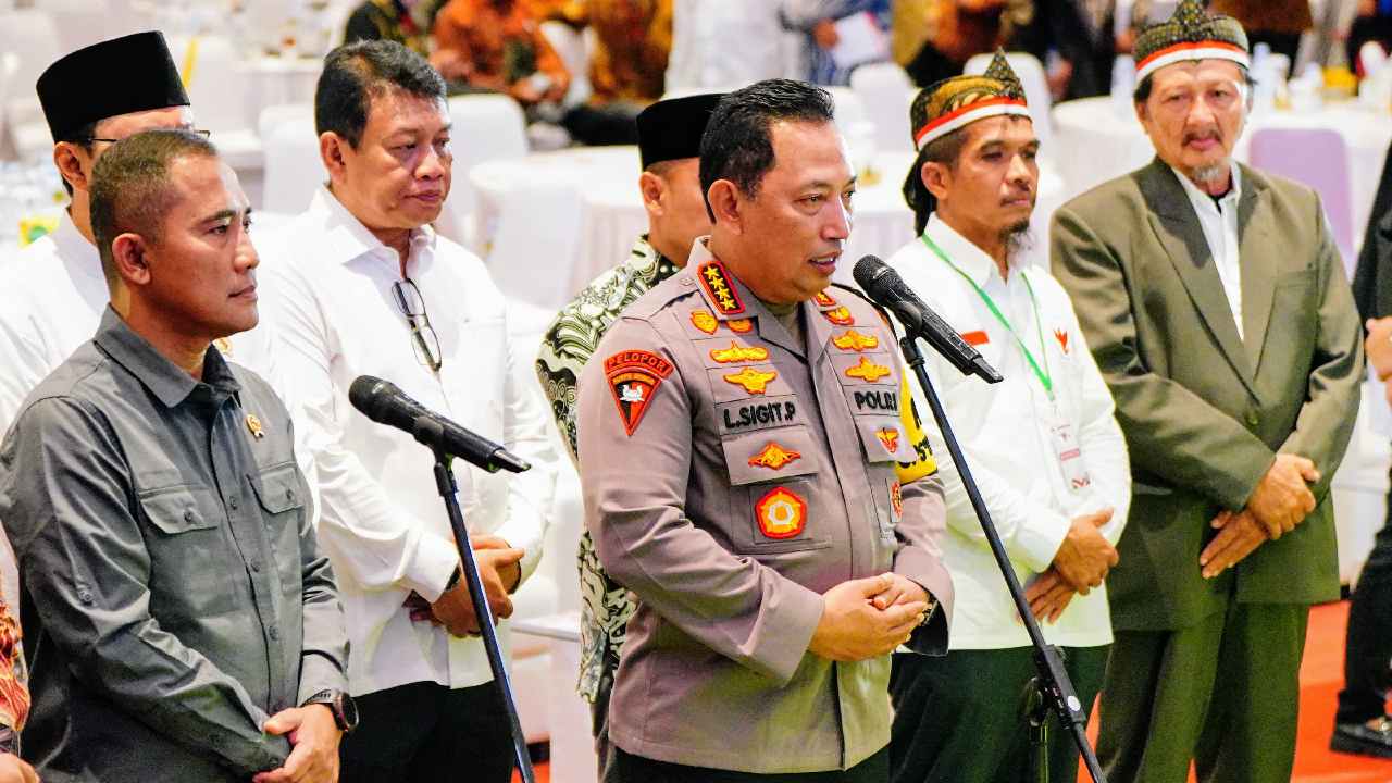 Kapolri apresiasi BNPT dan Densus 88 rangkul eks Jamaah Islamiyah. Foto: Ist