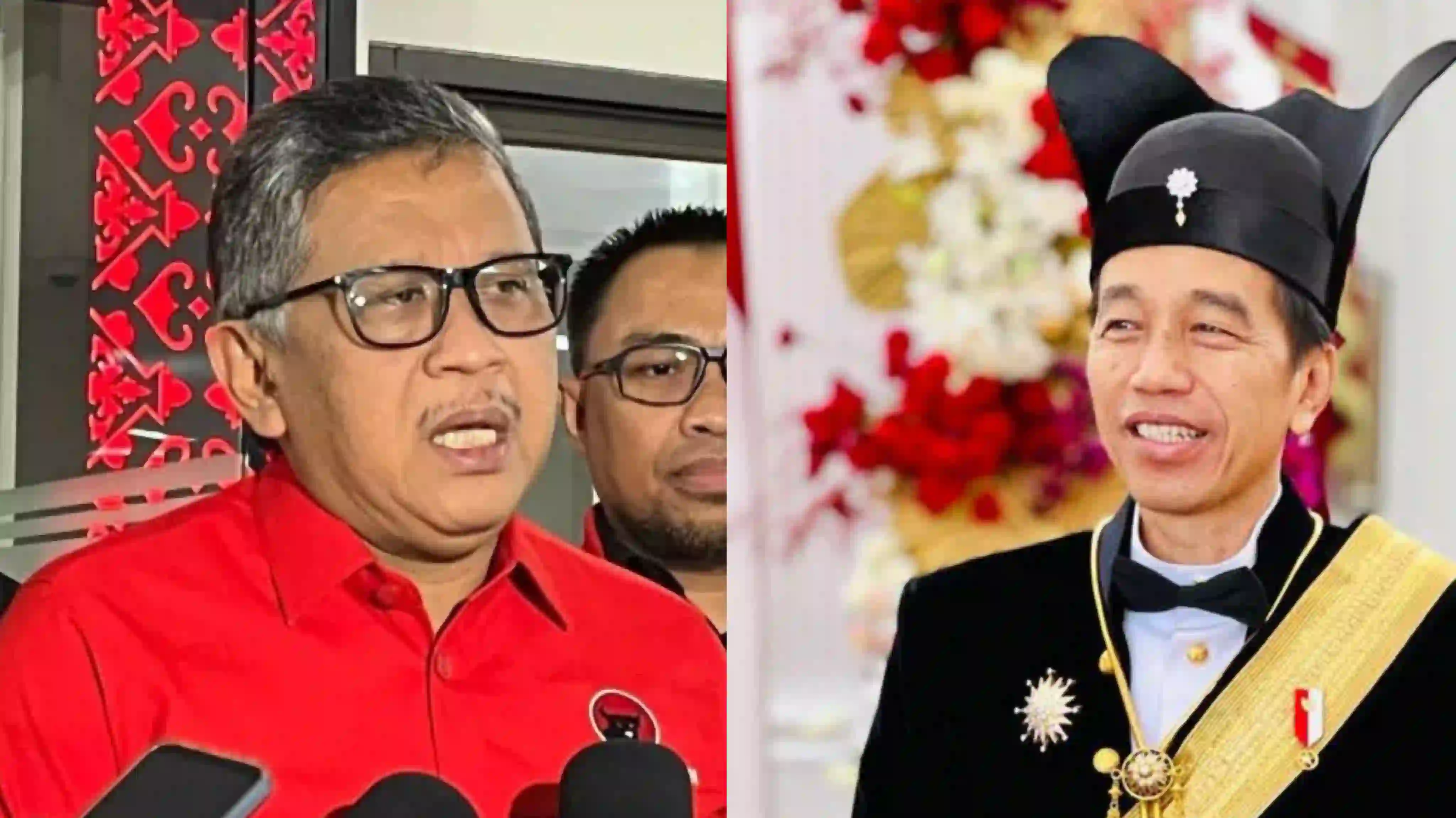 PDIP tuding Jokowi terkait status tersangka Hasto Kristiyanto di KPK. Foto: Repro Jawapos