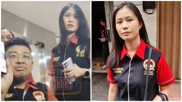 Aksi Phioruci Pangkaraya viral setelah membentak wartawan di Jakarta. Foto: Repro tribunnews.com