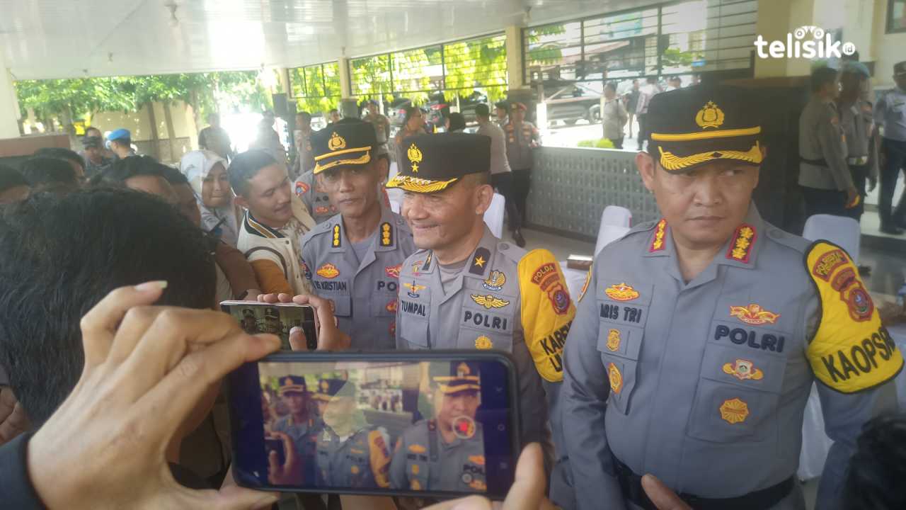Polda Sultra gelar Operasi Lilin, libatkan ribuan personel gabungan. Foto: Ahmad Jaelani/Telisik