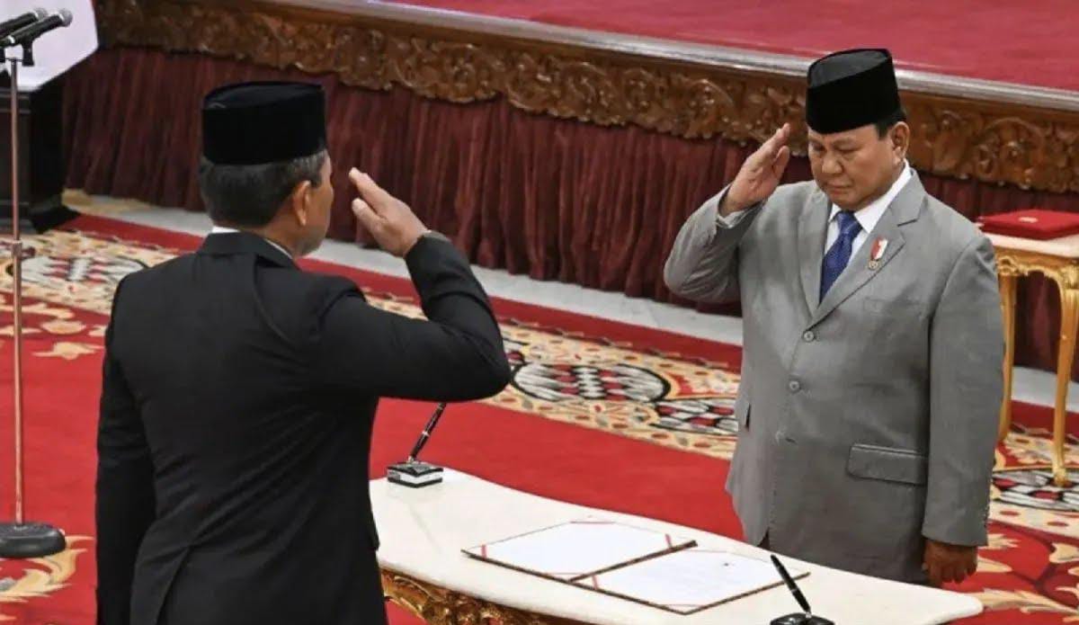 Prabowo Subianto sahkan Perpres 202/2024, bentuk Dewan Pertahanan Nasional. Foto: Repro Antara