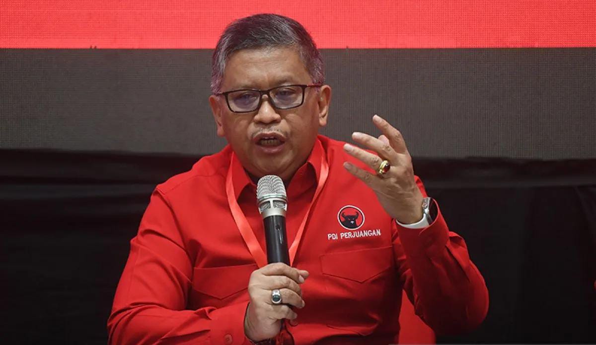 Sekjen PDIP Hasto Kristiyanto dikabarkan terseret kasus Harun Masiku KPK. Foto: Repro Antara
