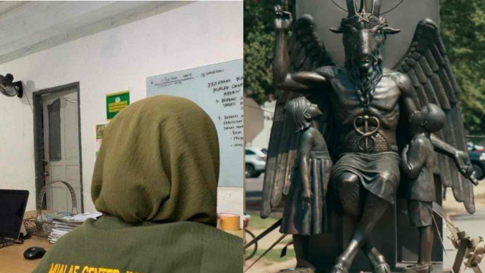 Pengakuan seorang wanita mualaf, menceritakan perjalanan hidup kelam, dari narkoba hingga aliran sesat. Foto: Repro tribunnews.com/BBC