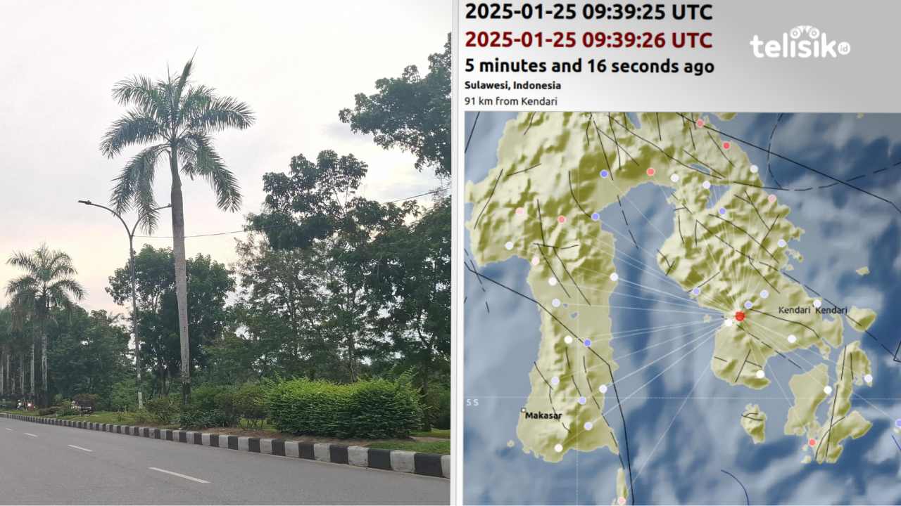 Gempa susulan terjadi di Kabupaten Kolaka Timur, Provinsi Sulawesi Tenggara, dengan Magnitudo 4.2 di kedalaman 5 km. Foto: Erni Yanti/Ist
