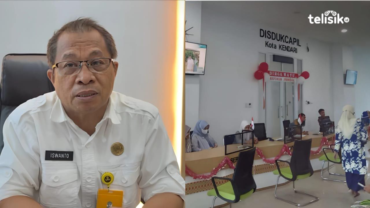 Kepala Disdukcapil Kota Kendari, Iswanto. Foto: Nabila/Telisik