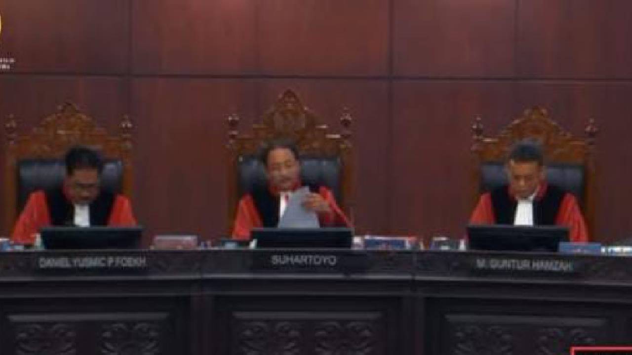 Suasana sidang sengketa Pilkada Muna di MK. Foto: Ist.