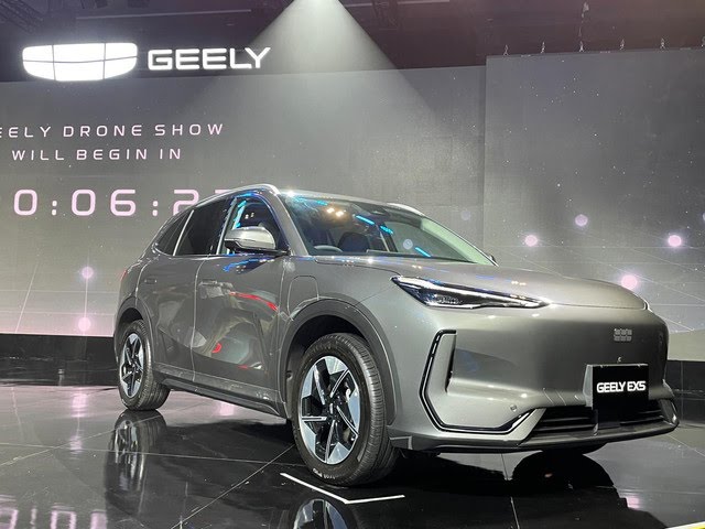 Peluncuran brand Geely Auto Indonesia dan perkenalan mobil listrik Geely. Foto: Repro Kumparan