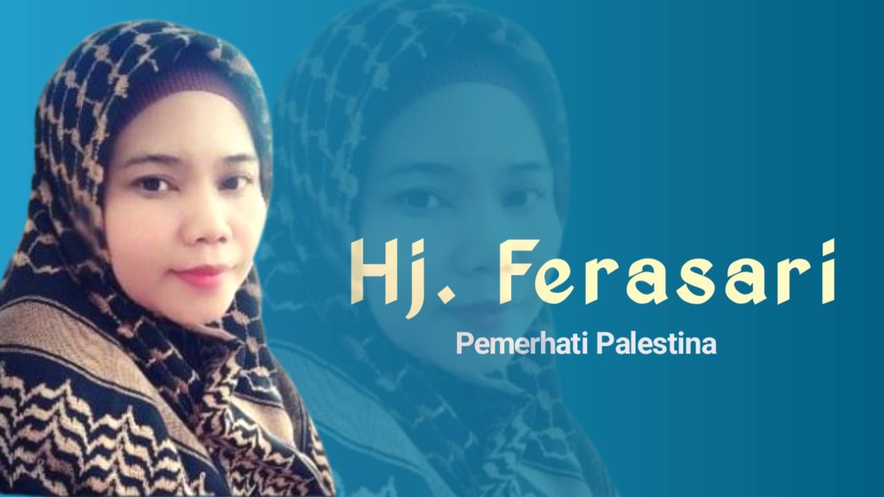 Dr. Hj. Ferasari, S.Pi, M.Si, Pemerhati Palestina. Foto: Ist.