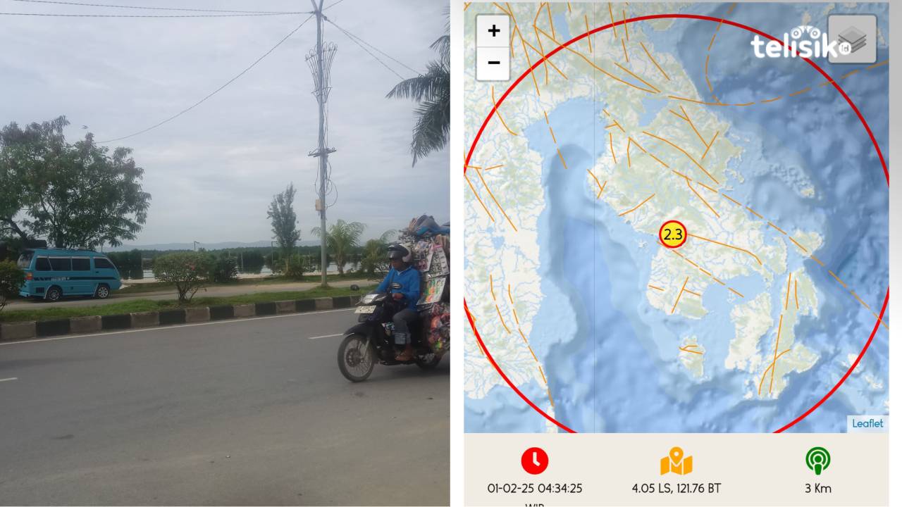 Kolaka Timur kembali diguncang gempa bumi pada awal Februari 2025. Foto: Ahmad Jaelani/Telisik