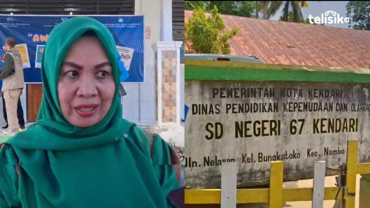 SDN 67 yang terletak di Kelurahan Bungkutoko, Kecamatan Abeli, Kota Kendari. Foto: Erni Yanti/Telisik