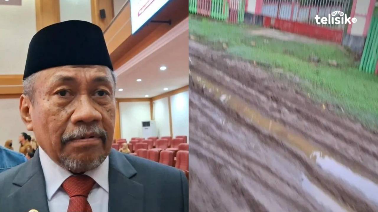 Kondisi jalan rusak para sepanjang 5 Km di Desa Lapodidi, Kecamatan Kontunaga Kabupaten Muna. Foto: Erni Yanti/Telisik