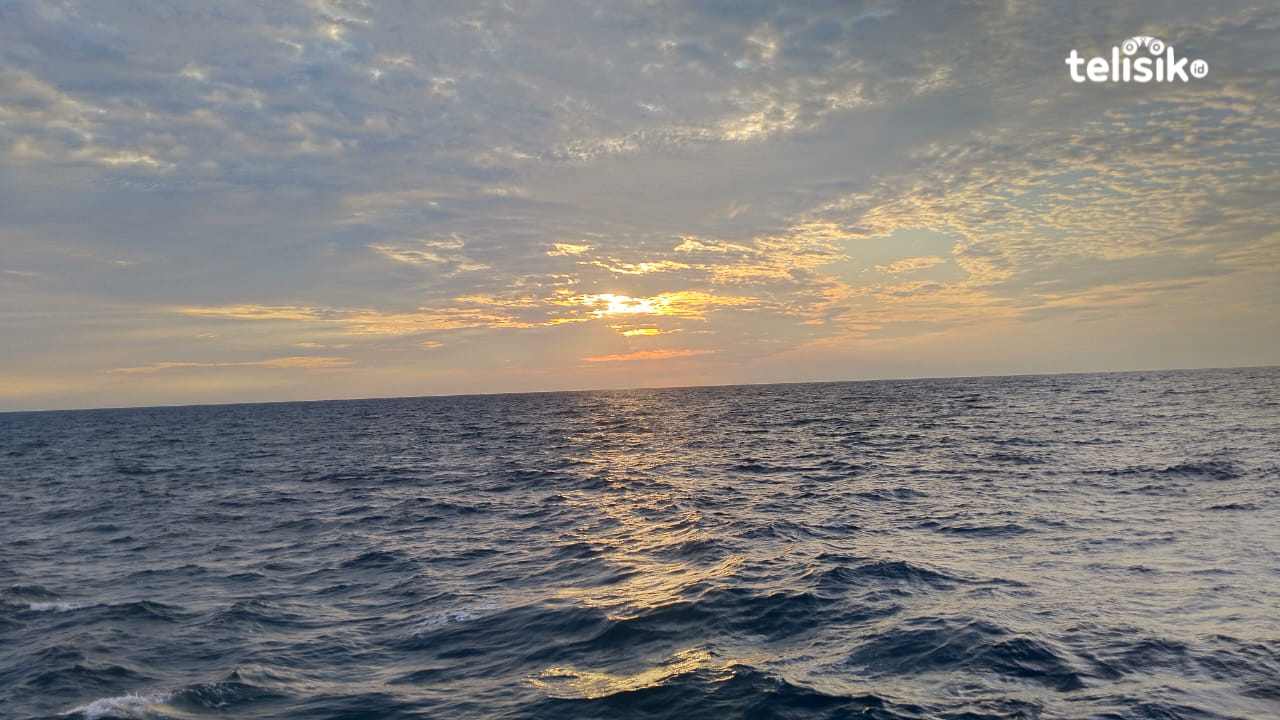 Perairan laut di Kabupaten Wakatobi bisa berubah sewaktu-waktu. Foto: Wa Ode Hesti/Telisik.