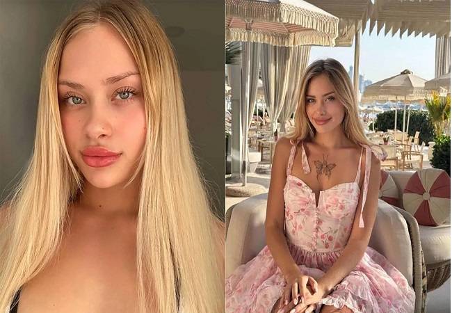 Elena Maraga, guru sekolah Katolik, diskors karena nyambi model dewasa OnlyFans. Foto: Repro hindi.pardaphash.