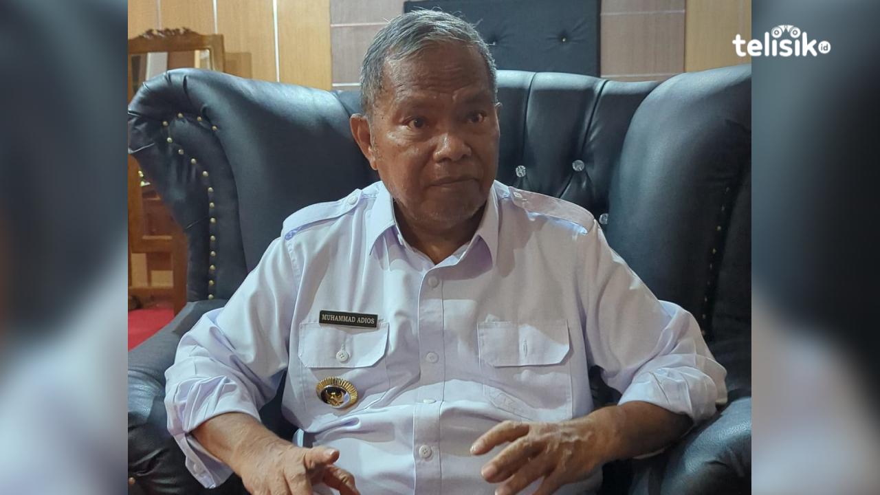 Bupati Buton Selatan, Muhammad Adios, saat menjawab pertanyaan telisik.id, Rabu (5/3/2025). Foto: Ali Iskandar Majid/Telisik