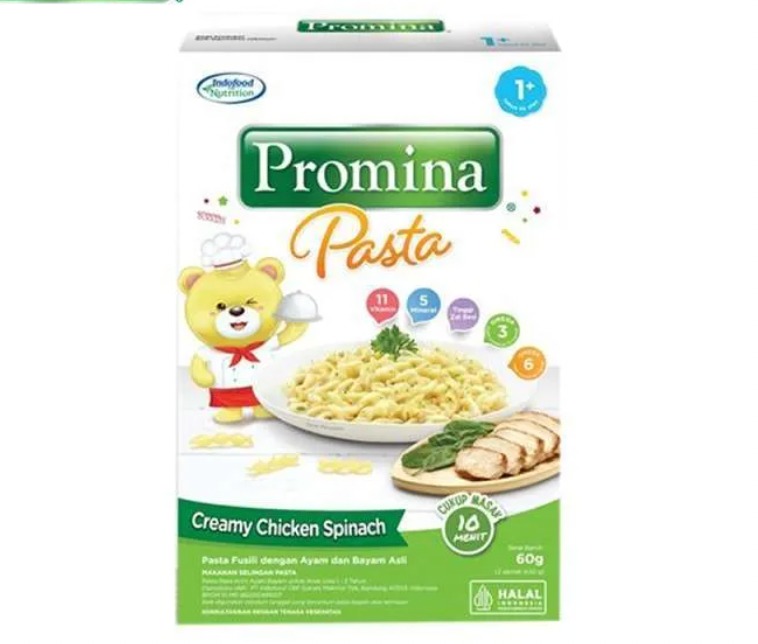 Promina pasta Mac & Cheese mengandung za besi tinggi, omega 3 dan 6, Vitamin A, C, E, serta zinc yang bisa membantu untuk menjaga imunitas anak. Foto: Ist.