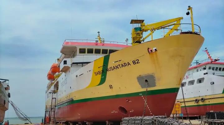 KM Sabuk Nusantara 82 melayani rute wilayah terpencil di Sultra. Foto: Istimewa.