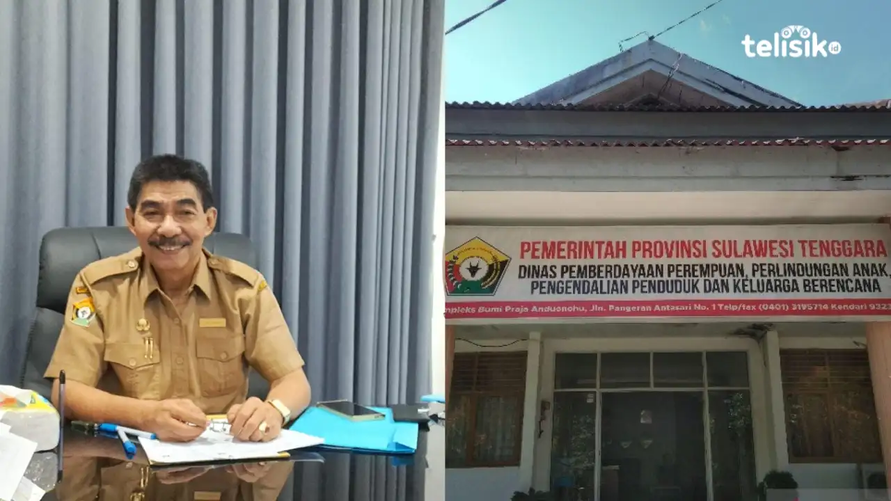 Kepala Dinas Pemberdayaan Anak dan Perempuan Sulawesi Tenggara, Abdul Rahim. Foto: Devi/Telisik