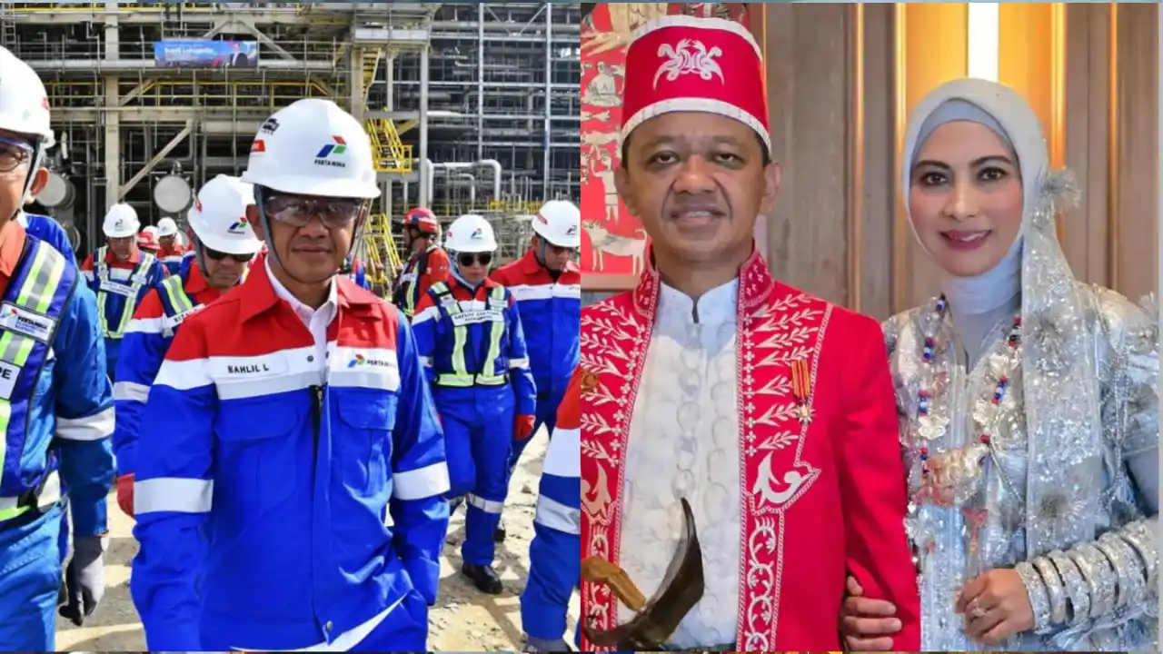 Menteri ESDM, Bahlil Lahadalia kunjungi Sultra saat isu pertalite oplosan mencuat. Foto: Instagram@bahlillahadalia