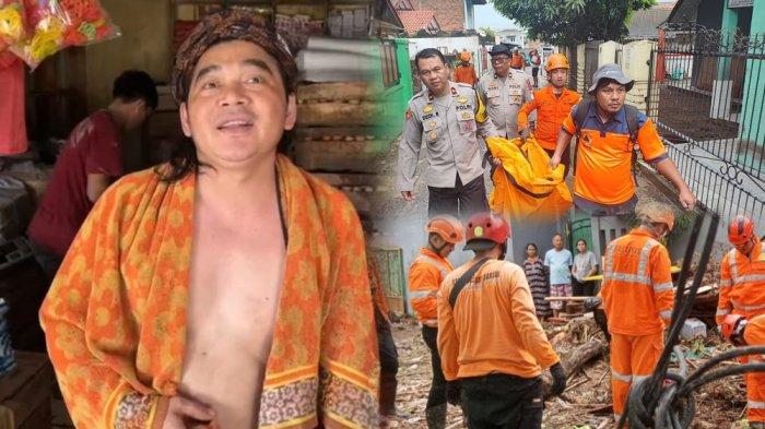 Pengakuan Aang, suami yang tetap santai berjualan saat keluarganya tewas. Foto: Repro Tribunnews