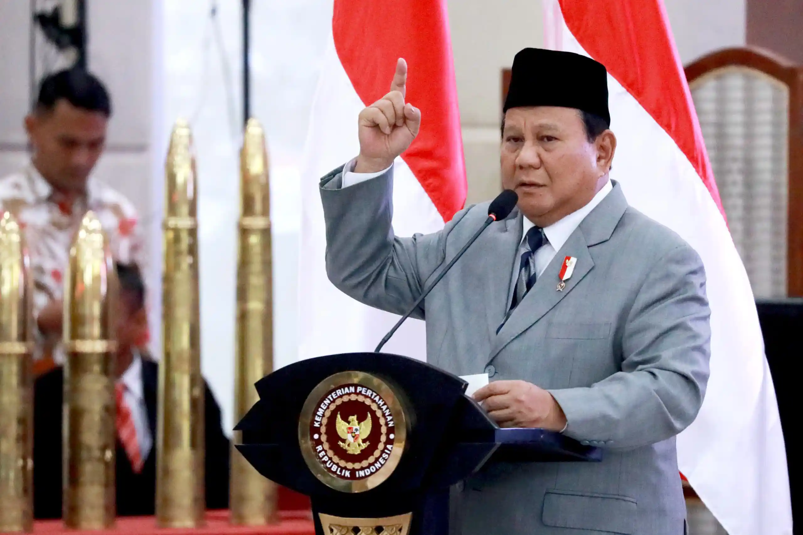 Prabowo Subianto resmi menetapkan aturan baru terkait Devisa Hasil Ekspor atau DHE. Foto: Repro Universitas Pertahanan