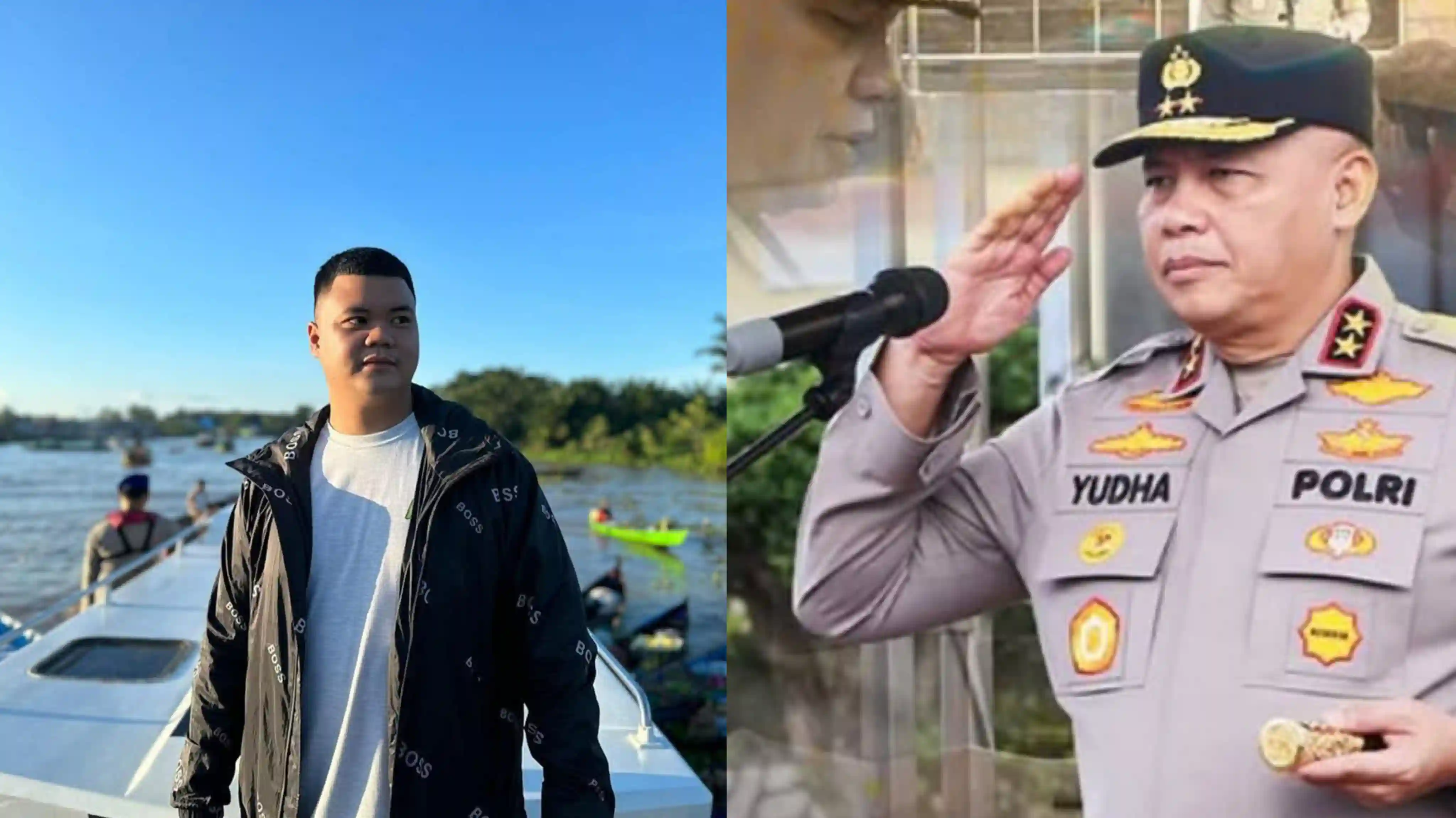 Ghazyendha Aditya Pratama (kiri), putra Irjen Rosyanto Yudha Hermawan (kanan), viral karena pamer gaya hidup mewah. Foto: Facebook@Ghazyendha Aditya Pratama/Tribunnews