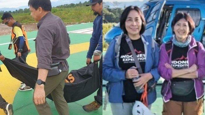 Dua sahabat sejak SMP, Lilie Wijayanti dan Elsa Laksono, meninggal di puncak Carstensz. Foto: Repro Tribunnews
