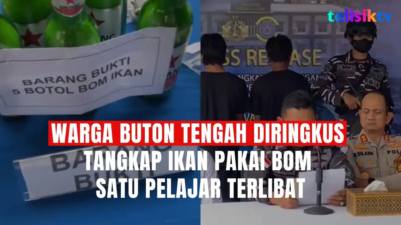 TELISIKTV: Warga Buton Tengah Diringkus Tangkap Ikan Pakai Bom, Satu Pelajar Terlibat