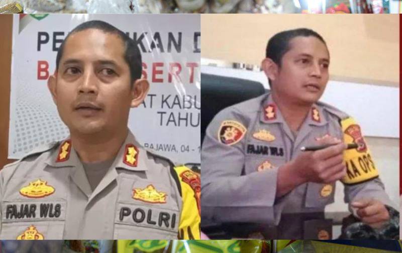 AKBP Fajar Widyadharma Lukman Sumaatmaja terjerat kasus asusila, narkoba, dan pornografi. Foto: Repro Dok Humas Polres Ngada.