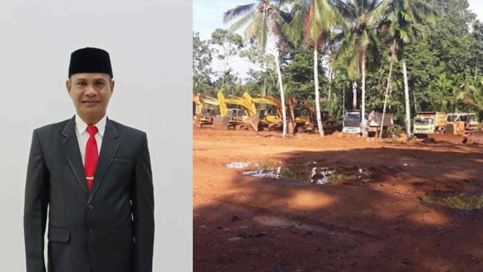Wakil Ketua DPRD Konawe Kepulauan, Sahidin geram soal PT GKP tak hadiri RDP. Foto: Ist.