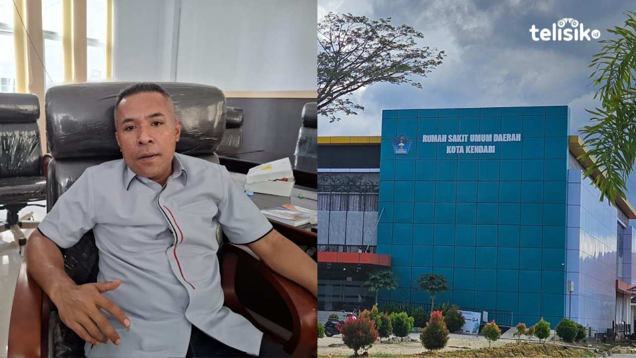 Anggota DPRD Kota Kendari, Rajab Jinik, soroti keamanan di RSUD Kota Kendari dan dugaan adanya penyimpangan dari pihak RSUD. Foto: Sigit Purnomo/Telisik.
