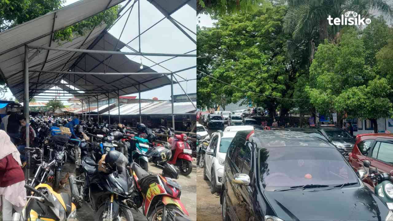 Antrean kendaraan di penyeberangan Tampo-Torobulu pada Jumat (4/4/2025). Foto: R. Anugrah/Telisik