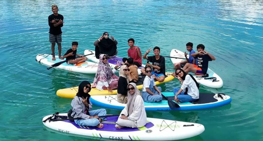 Danau Napabale di Kecamatan Lohia, Kabupaten Muna. Foto: instagram @DanauNapabale