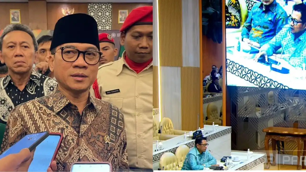 DPR desak Yandri Susanto tambah pendamping desa, kontrak TPP diperpanjang 2025. Foto: Repro Antara/TV Parlemen.