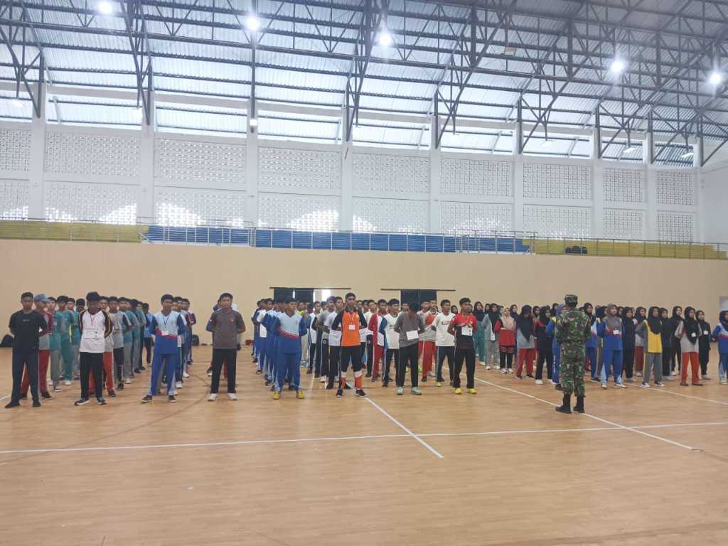 Proses seleksi para peserta calon anggota Paskibraka Kabupaten Bombana 2025. Foto: Ist.